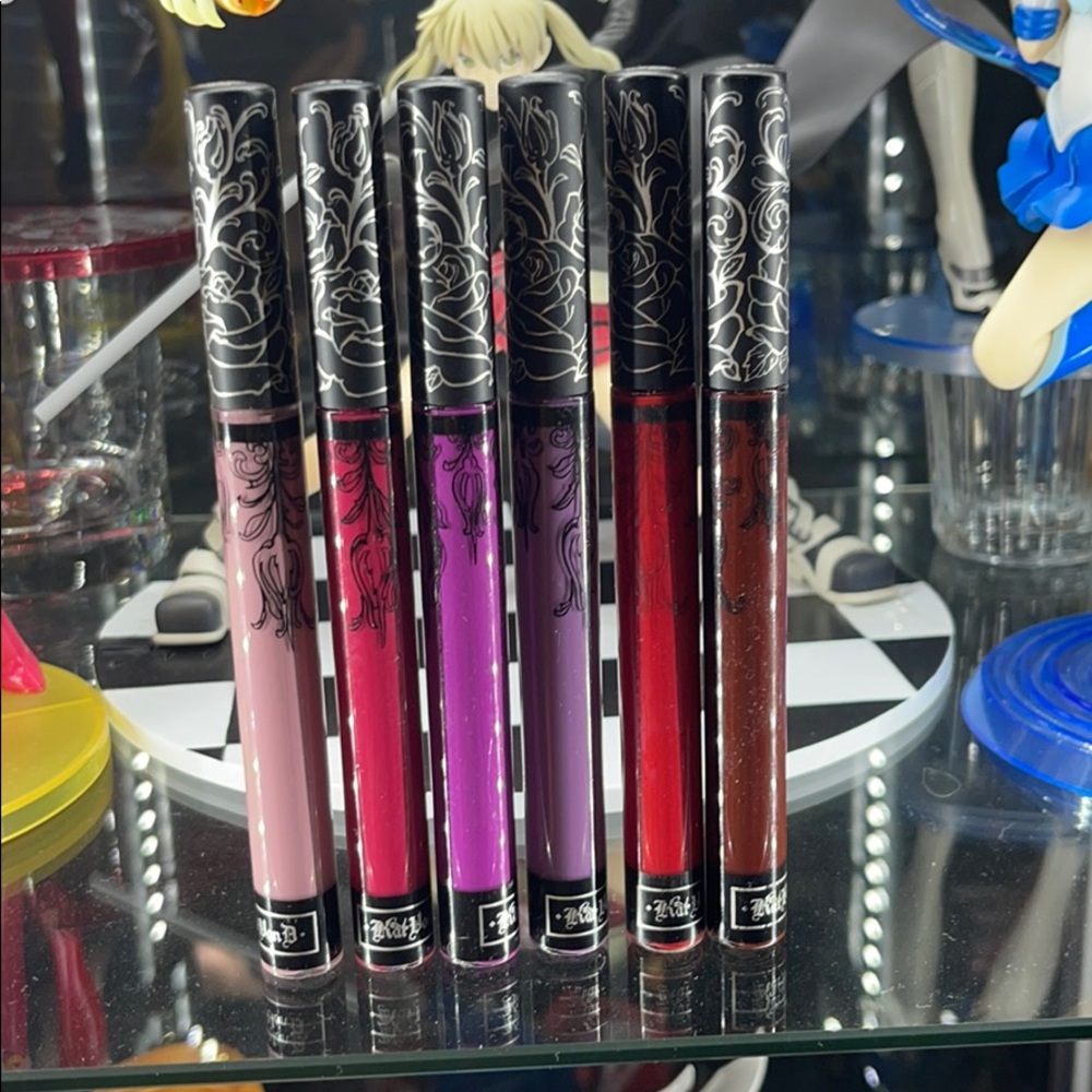 KatVonD liquid lip set *willing to break down set*